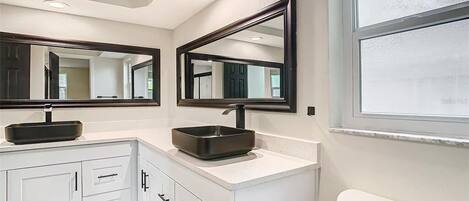 Towels, soap, toilet paper