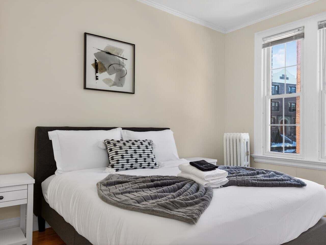 2 bedrooms, iron/ironing board, travel crib, WiFi