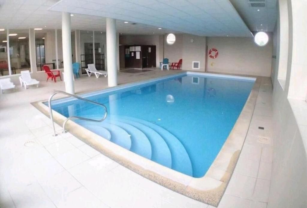 Indoor pool, a heated pool