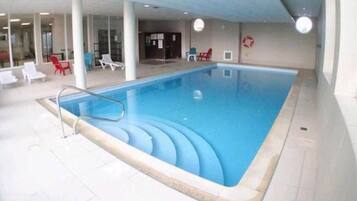 Indoor pool, a heated pool