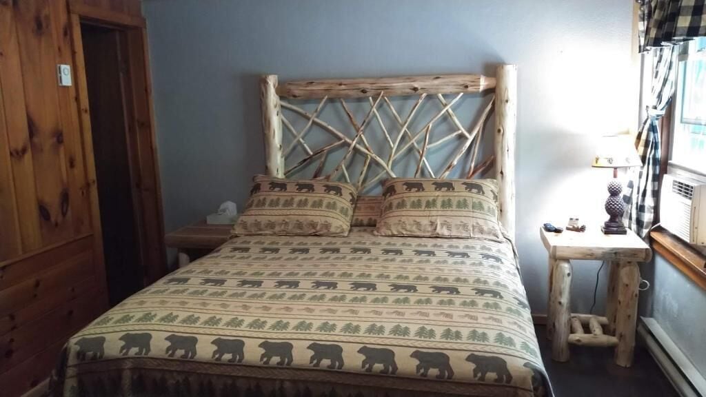 Chambre quadruple, patio