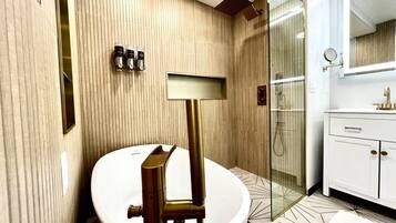 Hair dryer, towels