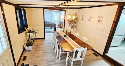 Riverside Retreat for Families & Pets with Game Room