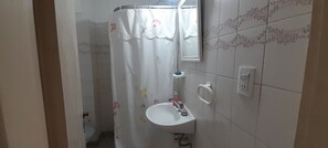 Bidé, toallas, jabón y papel higiénico