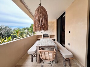 Outdoor dining - Elegant Dept Jacuzzi, Pool, GYM (Tulum)