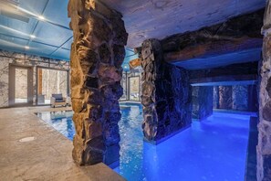 Indoor pool, a heated pool - Smoky Mountain Estate Indoor Pool • Pickleball • Putt-Putt •Theater • Sleeps 35 (Sevierville)