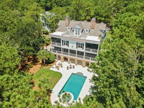 Exterior - Luxury 6BR Golf Course Escape with Private Pool (Georgetown)