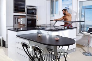 Fridge, microwave, oven, dishwasher - PETIT PRINCE - Port Nature Duplex 116S - Seafront - Luxury - 4 people (AGDE)