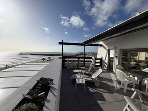 Outdoor dining - LA BELLE VUE - Studio Port Nature Studio 115s with garage - Luxe - Seafront - 2 people (AGDE)