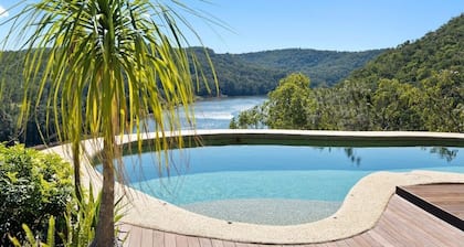 River Point Retreat | Breathtaking views in nature with pool, hot tub, firepit