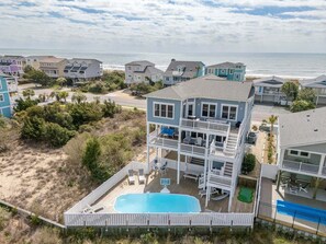 Exterior - Why Knot | Pool, Elevator, Putting Green, Cabana Service & $250 Beach Gear Credit – Across from Beach Access (Holden Beach)