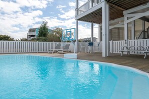 Una piscina riscaldata