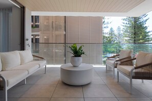 Apartment, Balcony, Pool View | Property grounds - 3BR Coastal Apartment - Augusta 203 (Burleigh Heads)