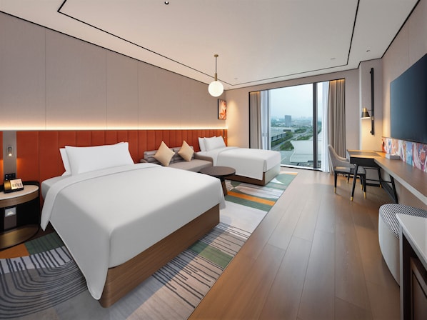 Deluxe Room, 2 Single Beds | Free WiFi - Hilton Garden Inn Foshan Tanzhou ICEC (Foshan)