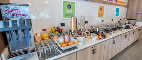 Petit déjeuner buffet compris tous les jours
