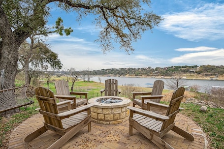 Property grounds. Lakefront, Water Views, Firepit | Drift and Dock