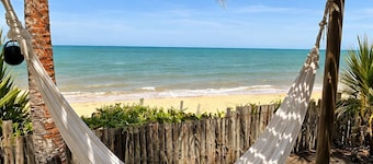 Exclusive beachfront house in the most privileged area of Caraíva village
