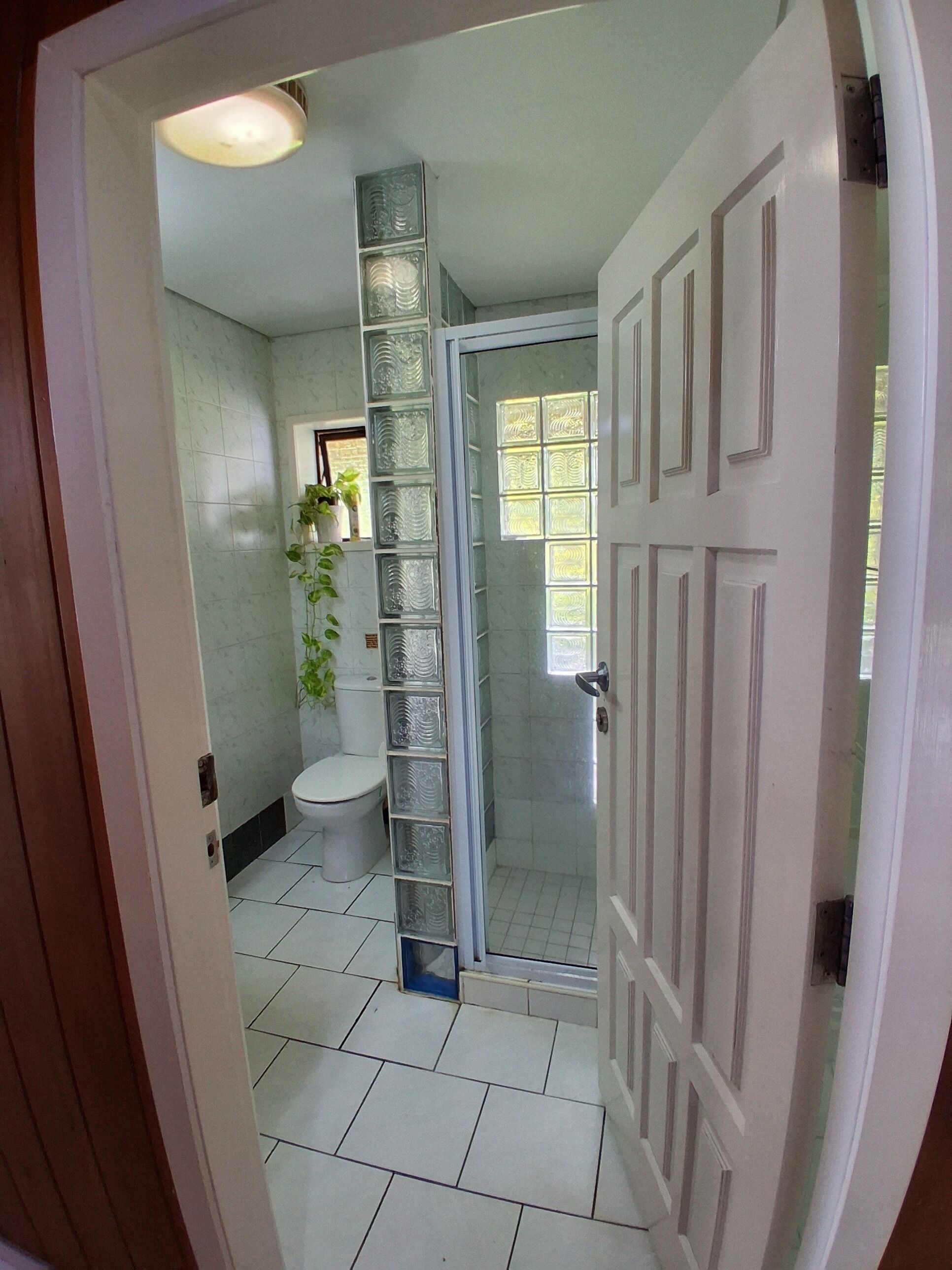 Shower, towels, soap