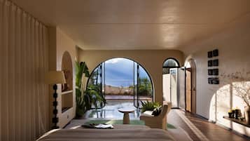 Classic-Doppelzimmer, Terrasse, Gartenblick | Wellness