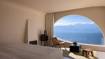 Luksus-dobbeltrom, balkong, havutsikt