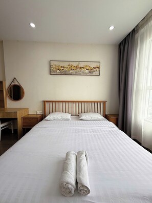 Lägenhet Deluxe - balkong - utsikt mot staden