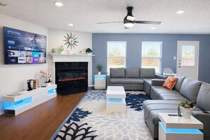 Living area - Chic McKinney Home, Spacious Layout + EV Charger (McKinney)