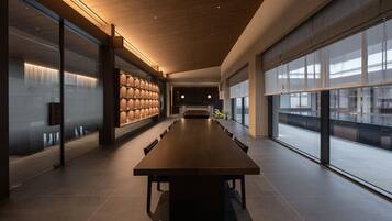 Sitteområde i lobbyen