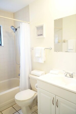 Shower, towels, soap, toilet paper - 3-bedroom house in beautiful Melbourne perfect for relaxing getaways (Melbourne)