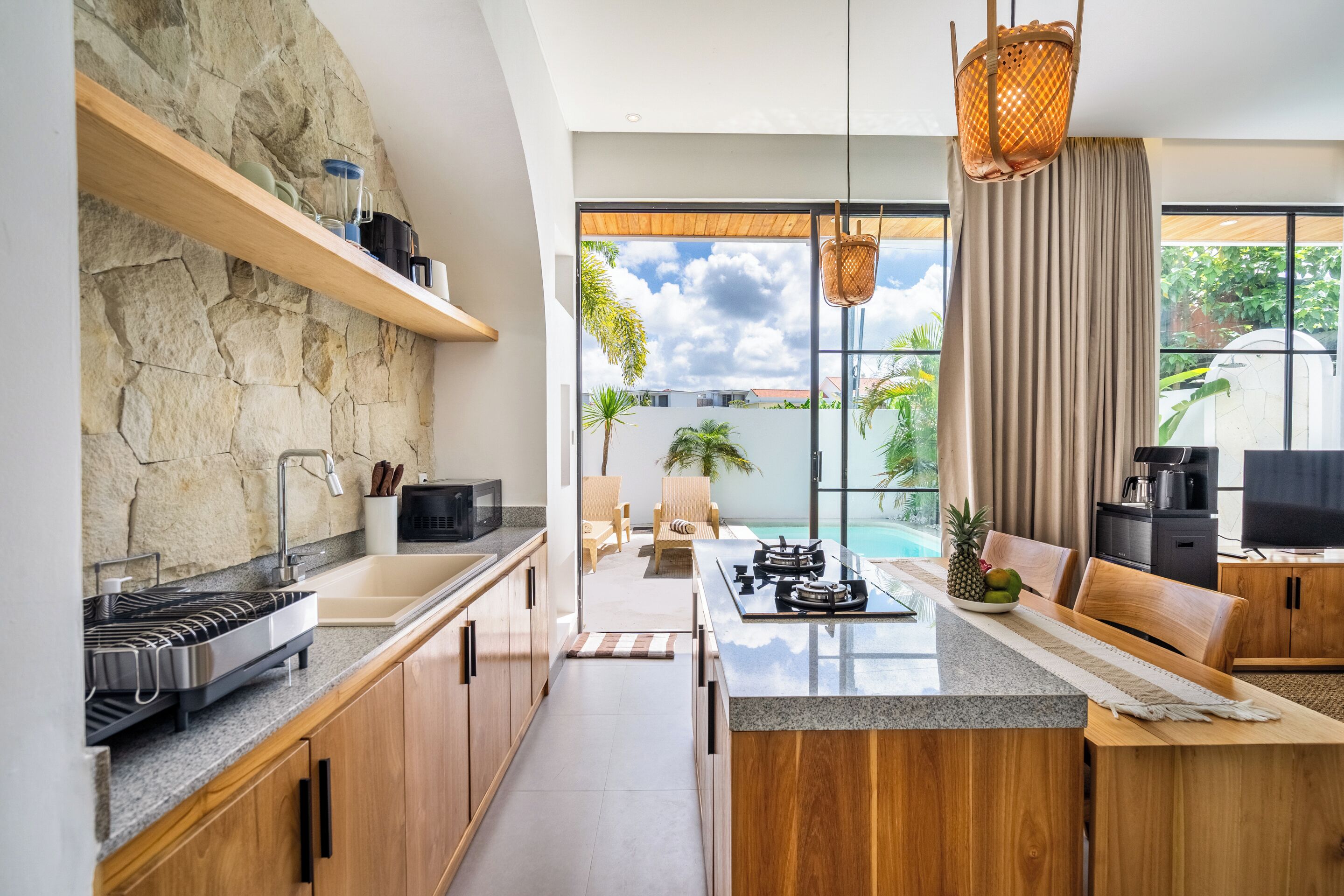 Superior-Villa, Balkon, Poolblick | Ausblick vom Zimmer