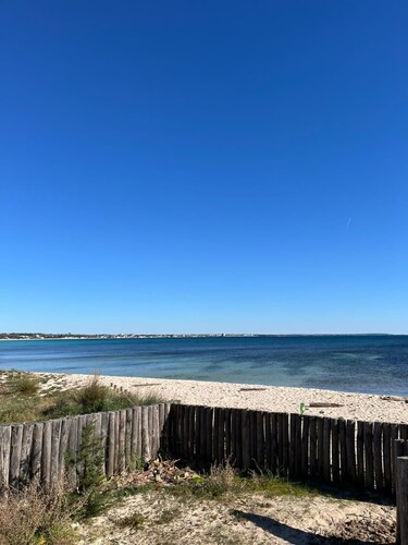 Bonomi vacation home 15 meters from the beach