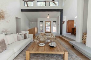 TV, fireplace, table tennis