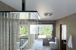 Hair dryer, towels, shampoo - Moss Wood Lane: Peaceful Bath Hideaway (Spreyton)