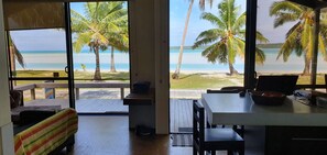 Interior - 3 Bedroom, 2 Bathroom Beachfront Villa, Restaurants Within Walking Distance (Vaitupa)