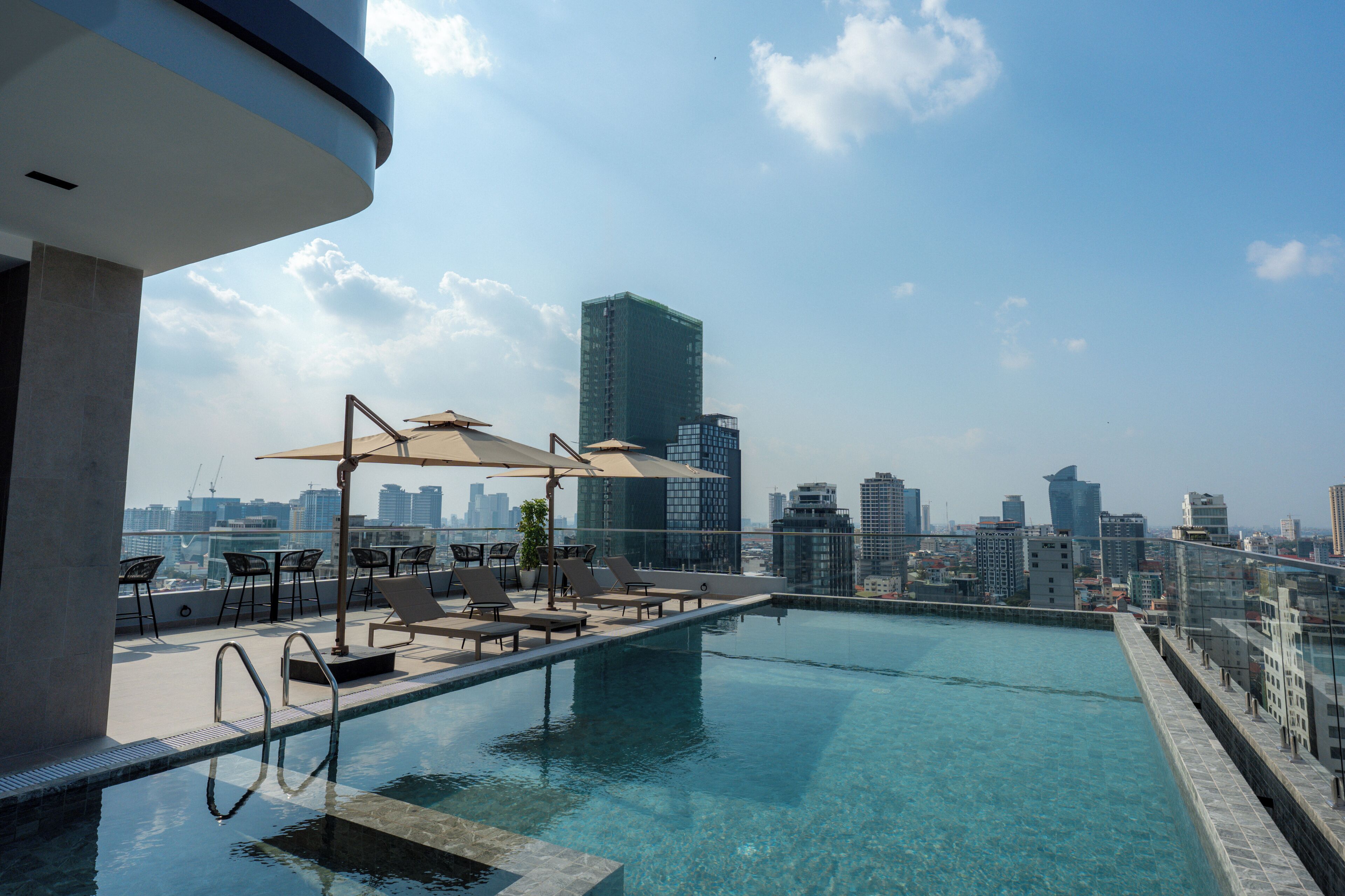 Piscina na cobertura