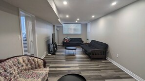 House, 5 Bedrooms, Fireplace | Living room - Doctor's Lounge - An Executive Home in Niagara (St. Catharines)