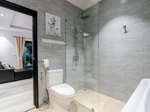 Biệt thự, 2 phòng ngủ, phù hợp cho người khuyết tật, hút thuốc | Phòng tắm