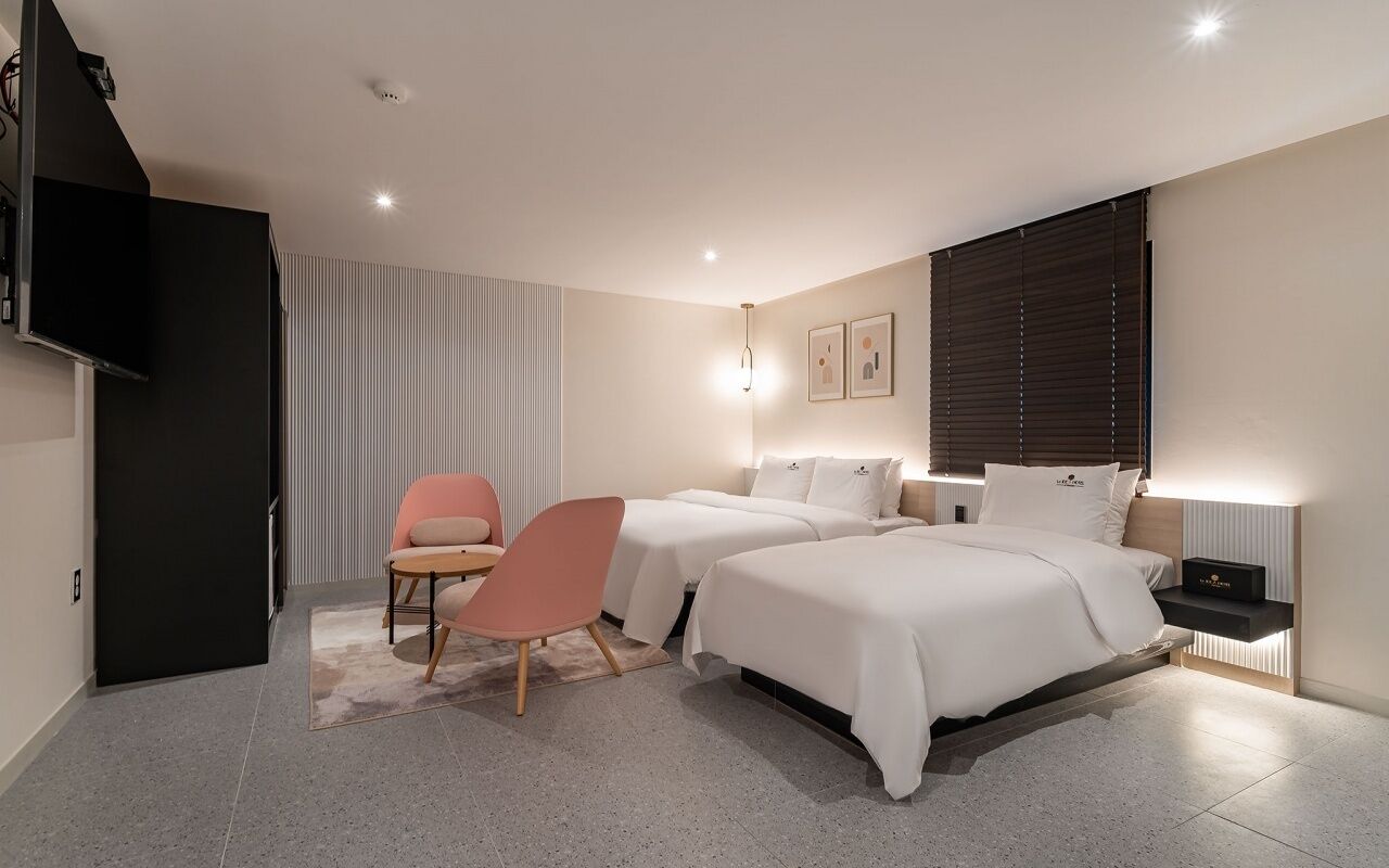 豪華雙床房, 非吸煙房, 城市景