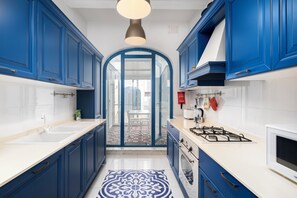 Leilighet, sjøutsikt | Eget kjøkken