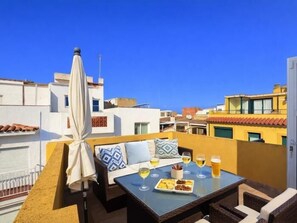 Outdoor dining - Charming house in the heart of the old town of l’Escala (l'Escala)