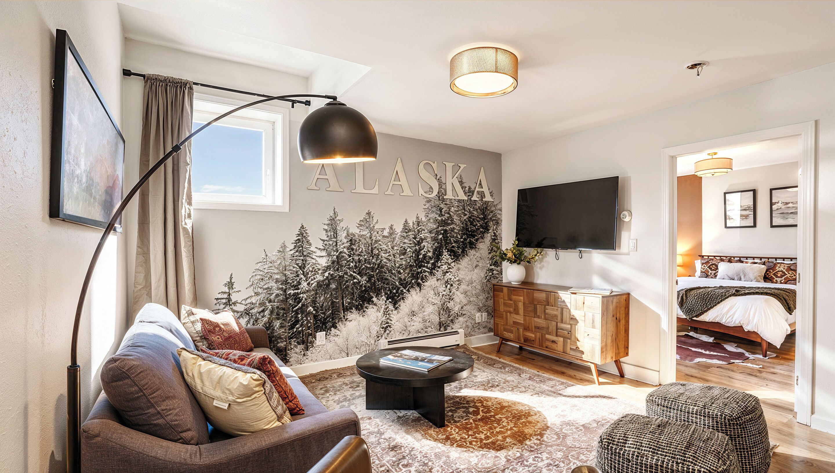 Superior Apartment, Mountain View | Living area