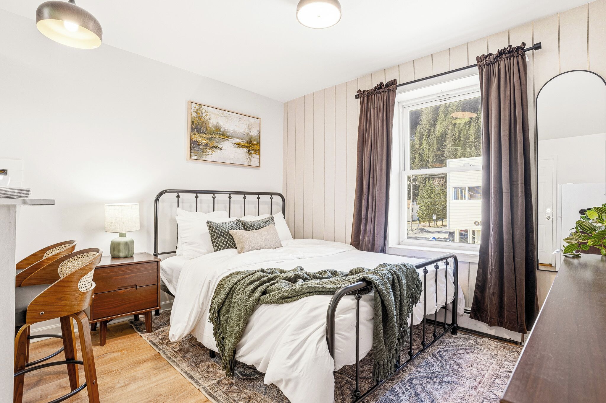 Departamento superior, vista a la montaña