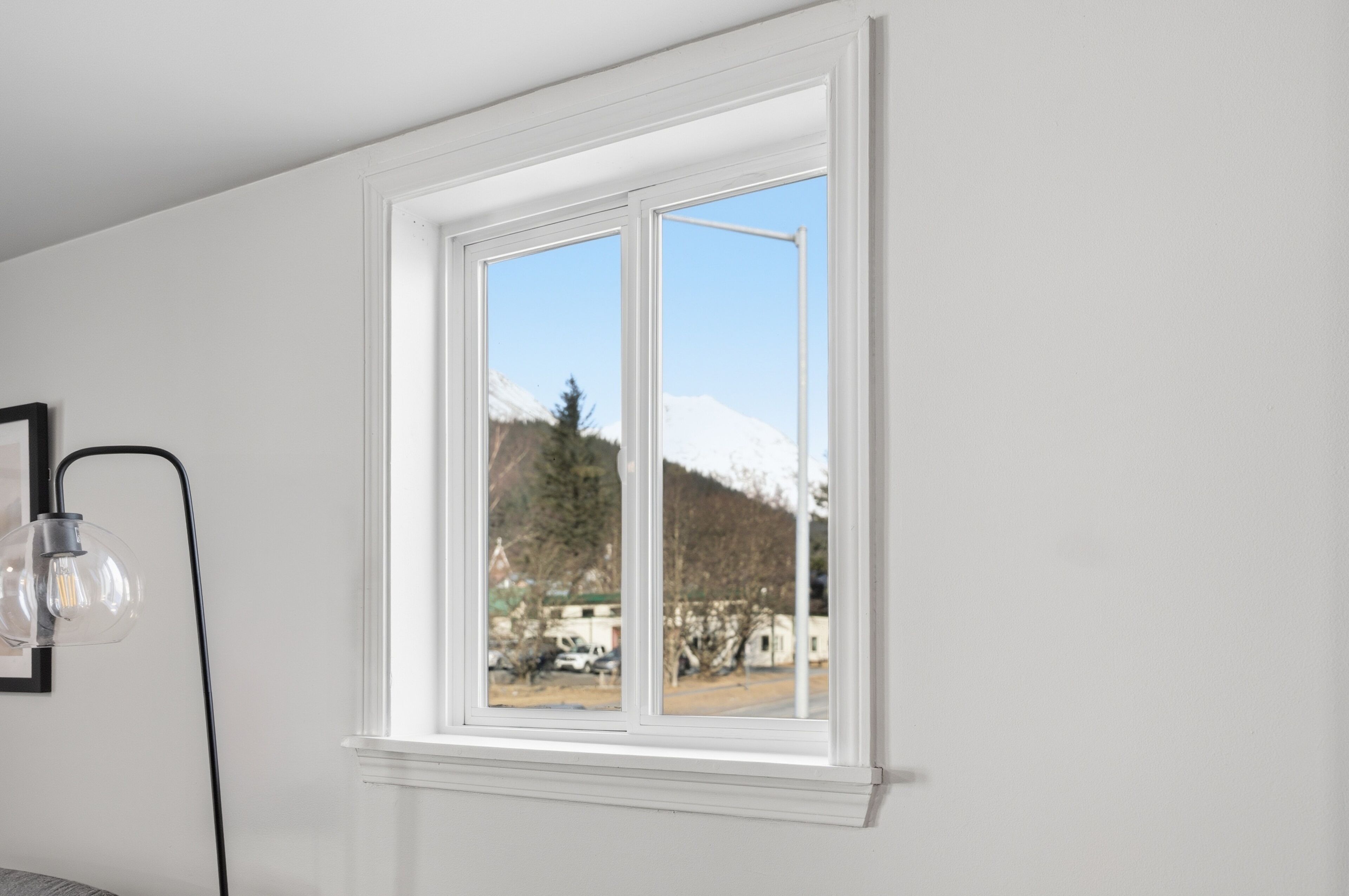 Blick von der Unterkunft