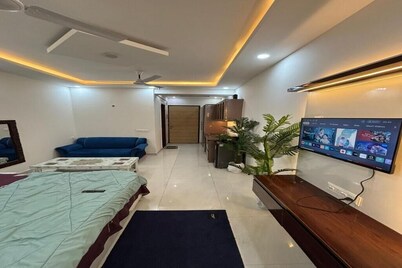 Adorable 1-bedroom studio with AC in vibrant Greater Noida