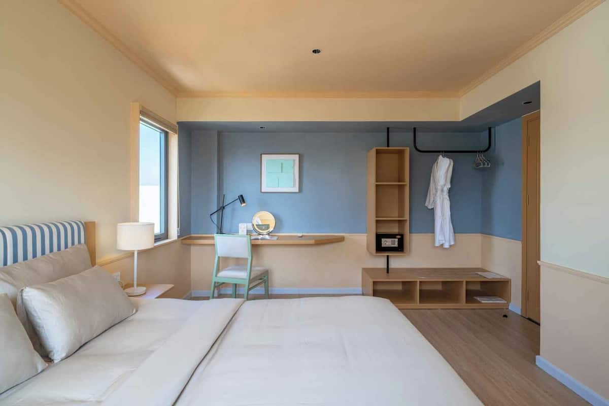 프리미엄룸, 킹사이즈침대 1개, 주방, 시내 전망