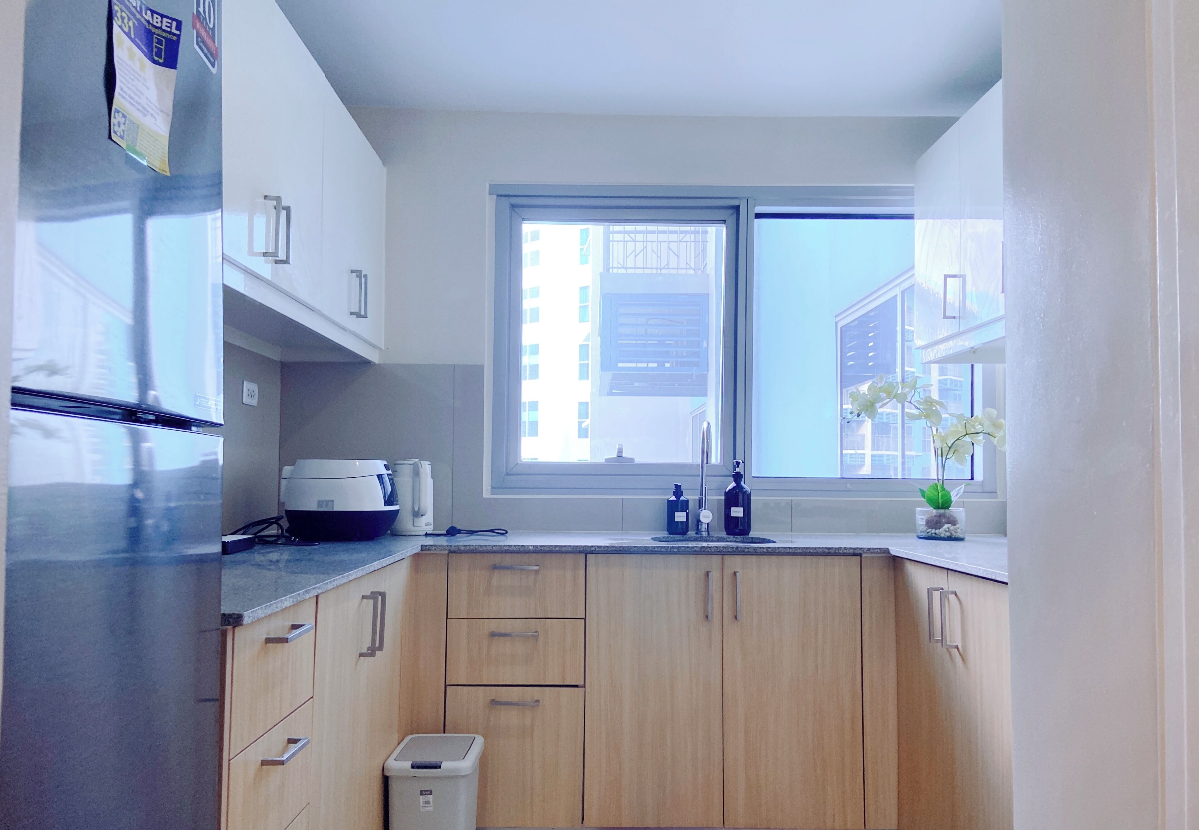 Apartamento luxo, vista para a baía | Cozinha privada