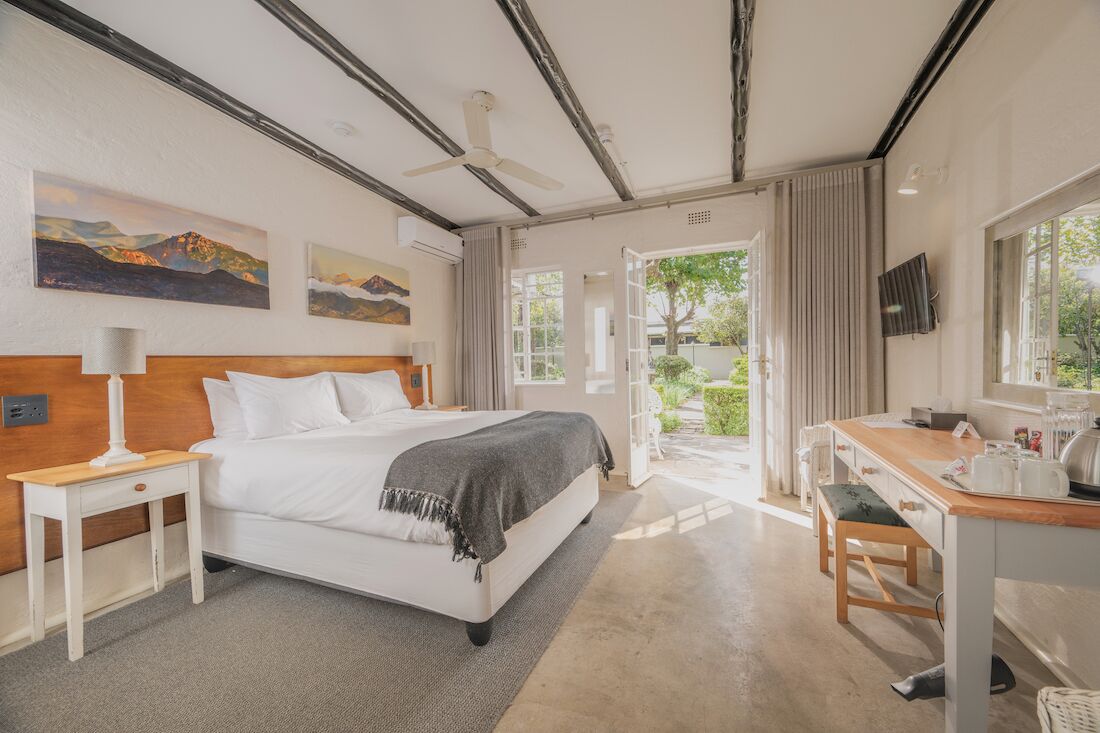 Chambre Double, vue jardin