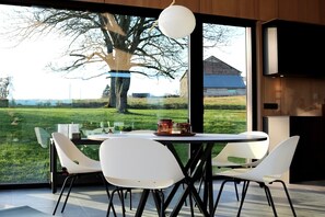 Dining - Modern design house with sauna 'Arduenna Silva' (La Roche-en-Ardenne)