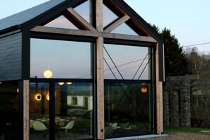 Exterior detail - Modern design house with sauna 'Arduenna Silva' (La Roche-en-Ardenne)