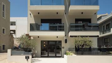 Voorkant van accommodatie