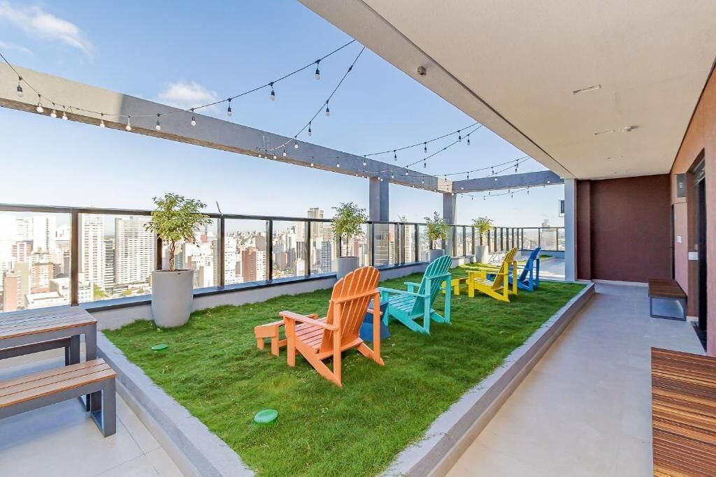 Leilighet – superior, byutsikt | Terrasse/patio